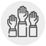 Raise hand icon